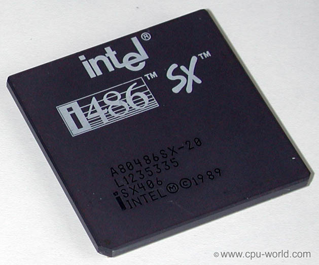 Intel A80486SX-20