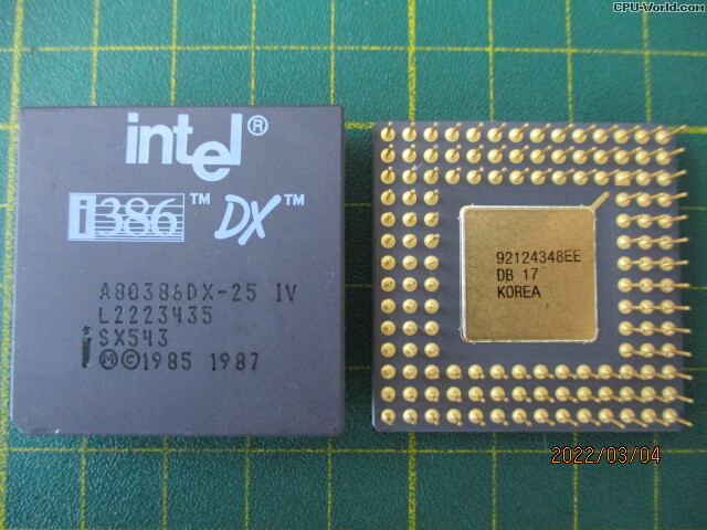 Intel A80386DX-25 IV Intel A80386DX-25 IV